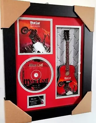 Meat Loaf Framed Tribute Guitar CD & Sleeve Presentation  • $52.28