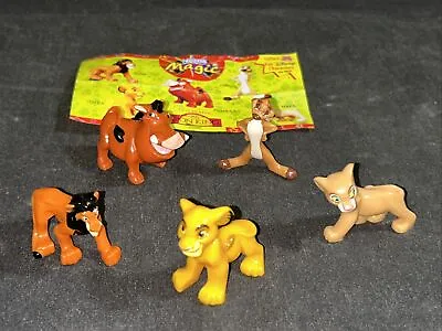 $9.99 • Buy NESTLE Disney LION KING Figures ~ COMPLETE SET Collect / Cake Toppers