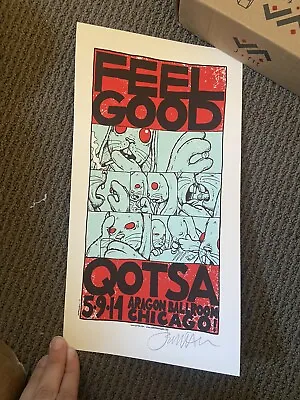 Jermaine Rogers Feel Good Mini Print Queens Of The Stone Age Chicago • $125