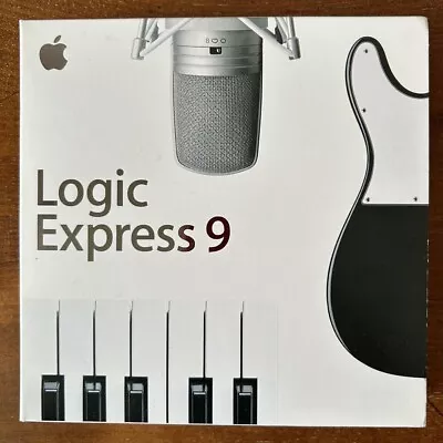 Genuine Apple Logic Express 9 With Logic Express Demo Contents Version 9 Complet • £14.99