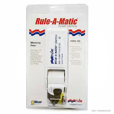 Rule-A-Matic Float Switch Model 35A Mercury Free 12-24-32 VDC Marine Boat Bilge • $41.04