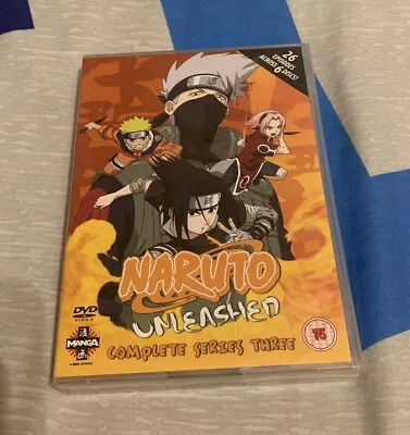 Naruto Unleashed - Series 3 - Complete DVD 6-Disc Set • £9