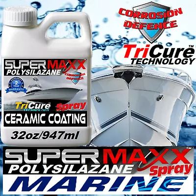Boat Wax Marine Polish Ceramic Coating Spray  Tricure  -salt Uv Stain Protection • $79.95
