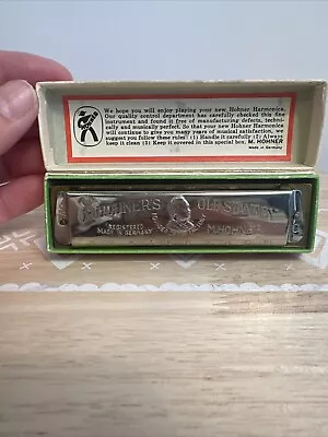 M-Hohner's OLD STANDBY Harmonica No 34B Key Of G In Original Box Made In Germany • $25