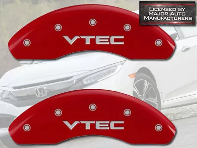 2006-2011 Honda Civic Front Red MGP Brake Disc Caliper Cover Rear Drum  VTEC  • $189