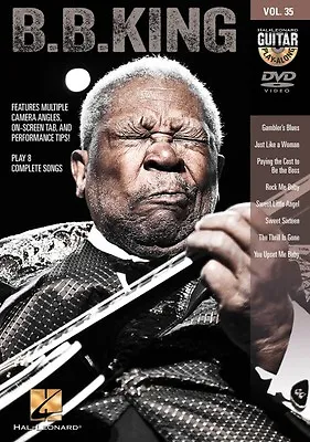 B.B. King Guitar Play-Along Video With Tablature DVD NEW 000321214 • $17.95