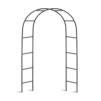 £12.85 • Buy 2m Metal Garden Arch Rose Plant Climbing Trellis Archway Climber Arched Frame