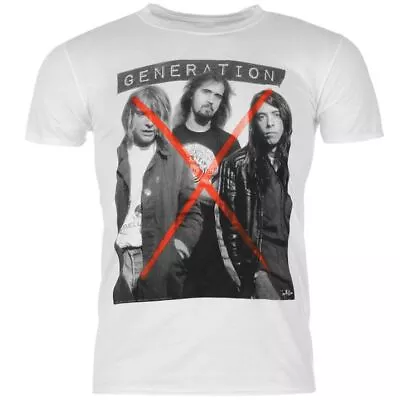 Nirvana - Generation X T-Shirt BNWT - Rare Retro 90s Grunge Kurt Cobain NEW • £12.99