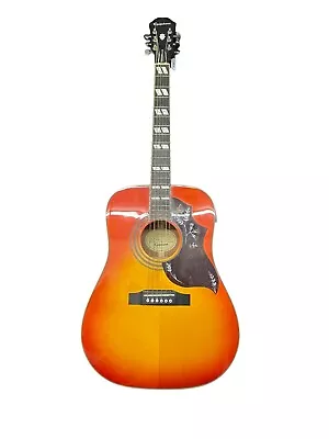 Epiphone Hummingbird Pro/FC Studio Acoustic-Electric Guitar Faded Cherry-6330114 • $315