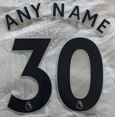 £12.50 • Buy Avery Dennison Premier League Football Shirt Name Number Printing 2019/20 + BLUE