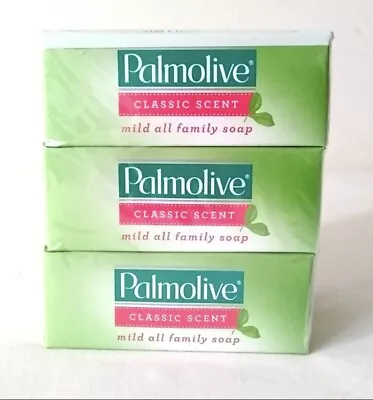 Palmolive Classic Scent Soap 3.2 Oz Bars ( 3 Bar Pack ) - FACTORY SEALED • £9.63