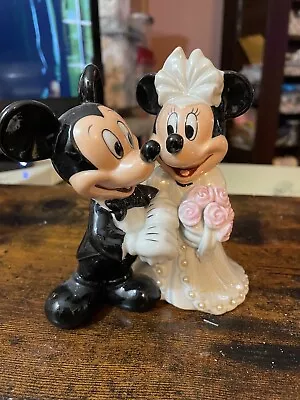 Porcelain Figurine Collectibles- Mickey And Minnie Wedding Day- Precious Moments • $20