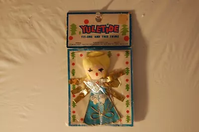 Vintage Angel Christmas Tree Ornament In Original Store Packaging-Made In Japan • $25