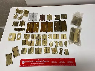 Vintage 30+ Door Hinges Lot Stanley National Mfg.  Sweden Used 1.5 - 3.5  • $25