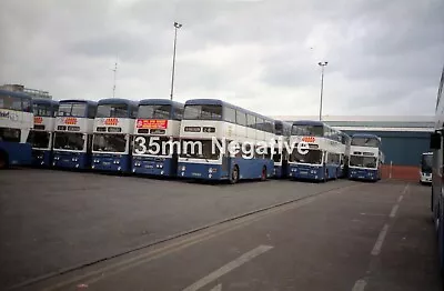 HULL KHCT LEYLAND ATLANTEAN BUS 373 1989 35mm NEGATIVE+COPYRIGHT • £2