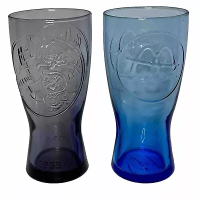 Vintage McDonalds Collector Drinking Glasses 1955 1961 Blue Purple • $12.99