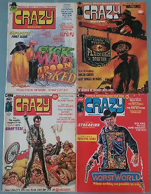 Crazy Magazine Set Of 8 Issues (1973) Marvel Comics Humor! #1 3 4 5 6 7 8 9! • $39.99