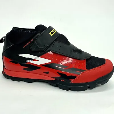 Mavic Deemax Elite Red Mountain Bike Shoes Mens Size US 9/UK 8.5 • $109