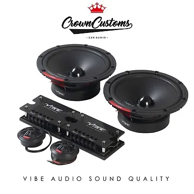 Vibe 6.5  Car Speakers Sound Quality Slick 600 Watts Premium Car Audio Bass • $174.06