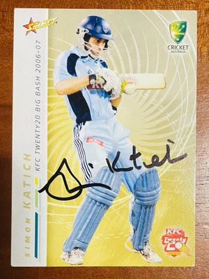$2.99 • Buy Simon Katich Signed 2007 Select KFC Twenty 20 Big Bash BBL Cricket Australia