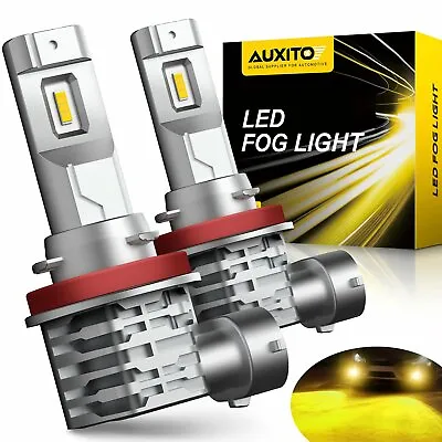 AUXITO H8 H11 H9 LED Front Fog Driving Light 3000K Yellow Golden Bulb DRL Canbus • $21.99