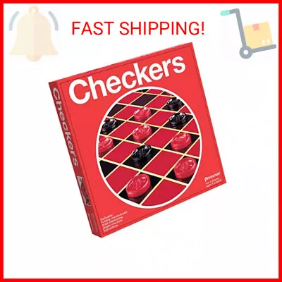 Classic Checkers Game With Folding Board & Interlocking Checkers - 5 • $11.34