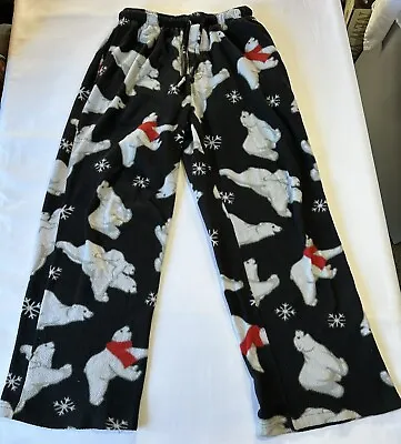 Coca Cola Co. Christmas Bear Lounge Sleep Pajama Pants Men's Size Medium • $12.95