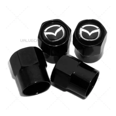 4pcs Hex Fit Mazda Car Wheels Tire Air Valve Caps Stem Dust Cover Sport Decor • $7.99