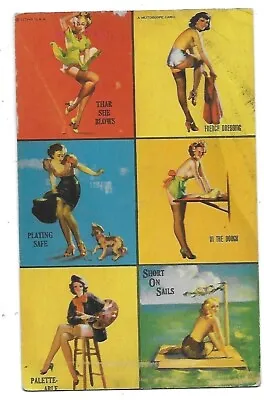 1940's Mutoscope Pin-up  - Multi-view --arcade Card • $4.99