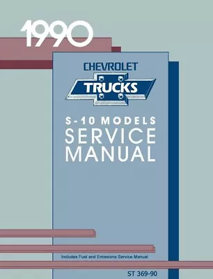 1990 Chevrolet GMC S-10 Truck Models Shop Service Repair Manual Book Engine OEM • $76.59