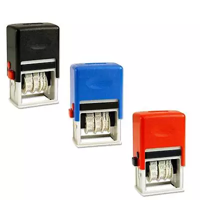 £8.48 • Buy Self Inking Stamp Black Ink Business Office School Document Print Date Stamper