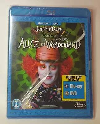 £3 • Buy Disneys Alison In Wonderland Blu-ray Dvd New Sealed. Tim Burton 2010.