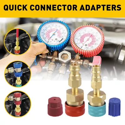 R1234yf To R134a Quick Connector Adapter Fr Car A/C High Low Side Conversion Kit • $15.99