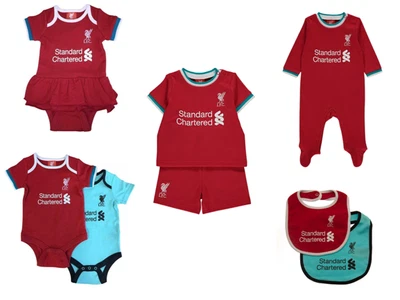 £13.99 • Buy LIVERPOOL FC Clothes Bodysuit Sleepsuit Bib Shirt & Shorts Tutu Baby Gifts