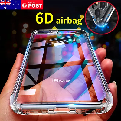 $6.99 • Buy Clear Shockproof Bumper Phone Case Cover IPhone11 Pro XS MAX X XR 7 8 Plus SE 13