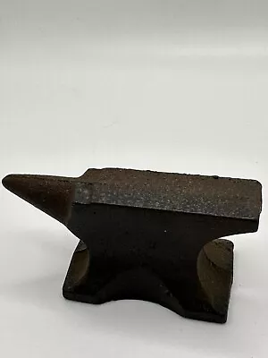 Vintage Antique Mini 3  L Iron Salesman Sample Anvil Paperweight One Pound • $15