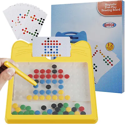 £15.99 • Buy Large Magnetic Drawing Board For Kids Erasable Colourful Scribble Writing Board