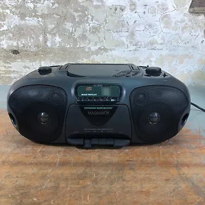 Magnavox AZ8050/17D Boom Box Stereo CD Cassette Player - WORKS! • $39.95