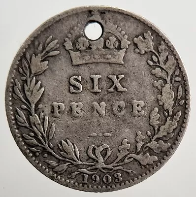 1903 Edward VII Sixpence Silver Coin | Collectable Grade | A3799 • £13.82