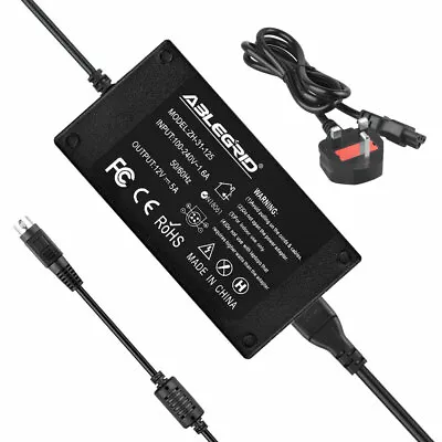 12V 5A AC Adapter For LI SHIN LCD TV Power Supply 4 PIN TIP +UK Cable • £18.30