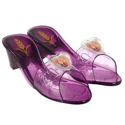 Disney Frozen Princess Shoes Light Up Heels Anna Cameo Glitter One Size Age 4-8 • £10.99