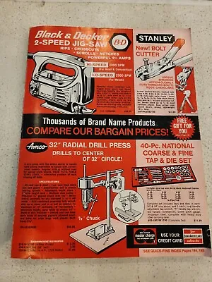 $19.95 • Buy U.S. General Supply Famous Brand Tools & Hardware Catalog No. 872 - Major Brands