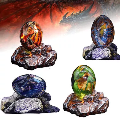 £13.68 • Buy Dream Crystal Lava Dragon Egg Resin Sculpture Dragon Egg Stones Home Ornaments