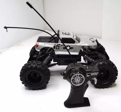 Maisto R/C Rock Crawler Radio Control Vehicle  Rock Fighter Gray Tested 27mhz • $24.99