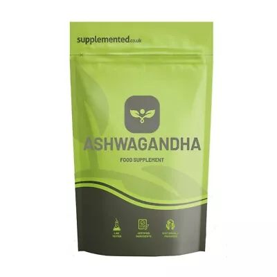 Ashwagandha Root Extract 1000mg 180 Tablets Vegan KSM66 Stress Supplement • £8.99