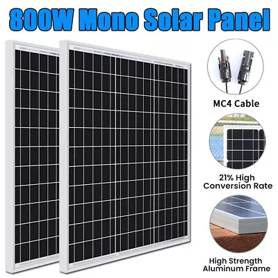 800W 400W Watt 12V Monocrystalline Solar Panel For Home RV Camping Boat Off Grid • $269.99