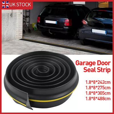 Garage Door Floor Threshold Weather Seal Heavy Duty Rubber Draught Excluder UK • £14.39