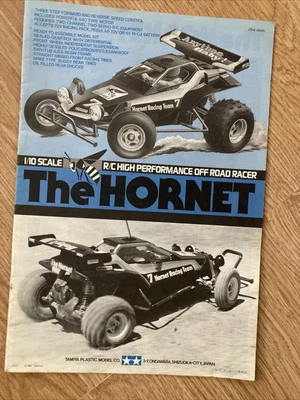 £15 • Buy Vintage Tamiya 1/10 Scale R/c The Hornet Instruction Manual