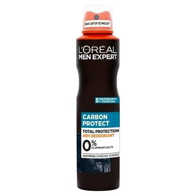 L'oreal Men Expert Carbon Protect Deodorant Spray 250ml • £5.95
