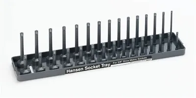 Hansen Global 3/8  Drive Metric MM Regular & Deep Socket Tray Organizer USA • $13.97